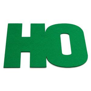 The Cellar Felt Chargers Green/HO set of 4 placemat